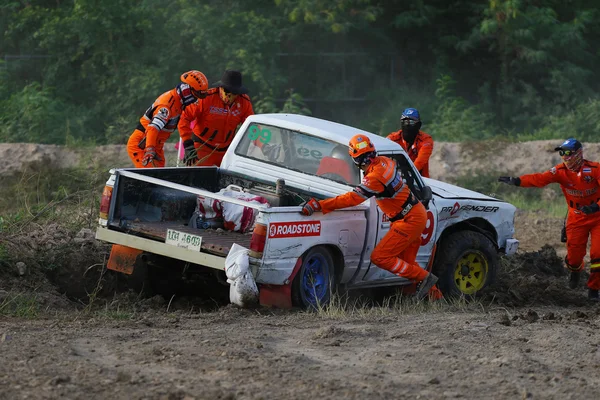 O campeonato de rali — Fotografia de Stock