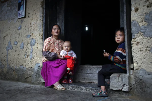 Hmong Familie — Stockfoto