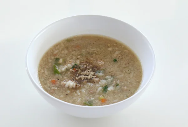 Sopa de arroz de cerdo — Foto de Stock