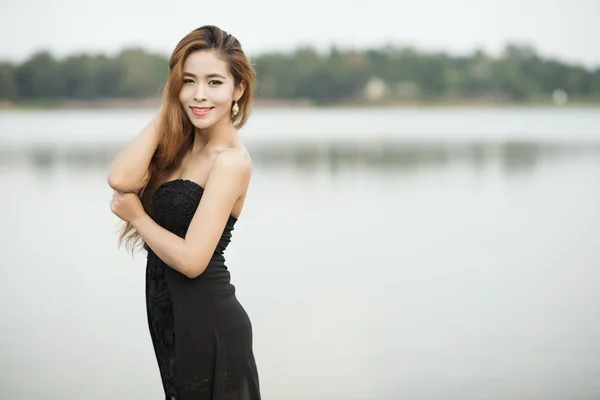 Mulher asiática Retrato fotografia — Fotografia de Stock
