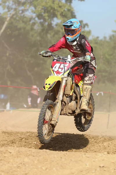 Delik çekim Tayland Motocross 2015 — Stok fotoğraf