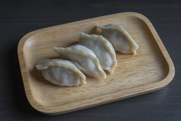 Schweineknödel Gyoza Beliebtes Japanisches Essen — Stockfoto