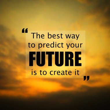 İlham alıntı olduğunu üzerinde arka plan bulanıklık