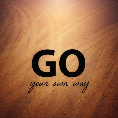 İlham verici tipografi alıntı 