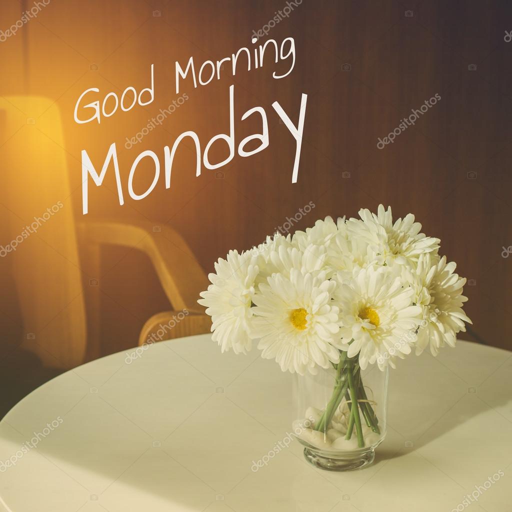 Good Morning Monday Typography Stock Photo by ©parinyabinsuk 119416584