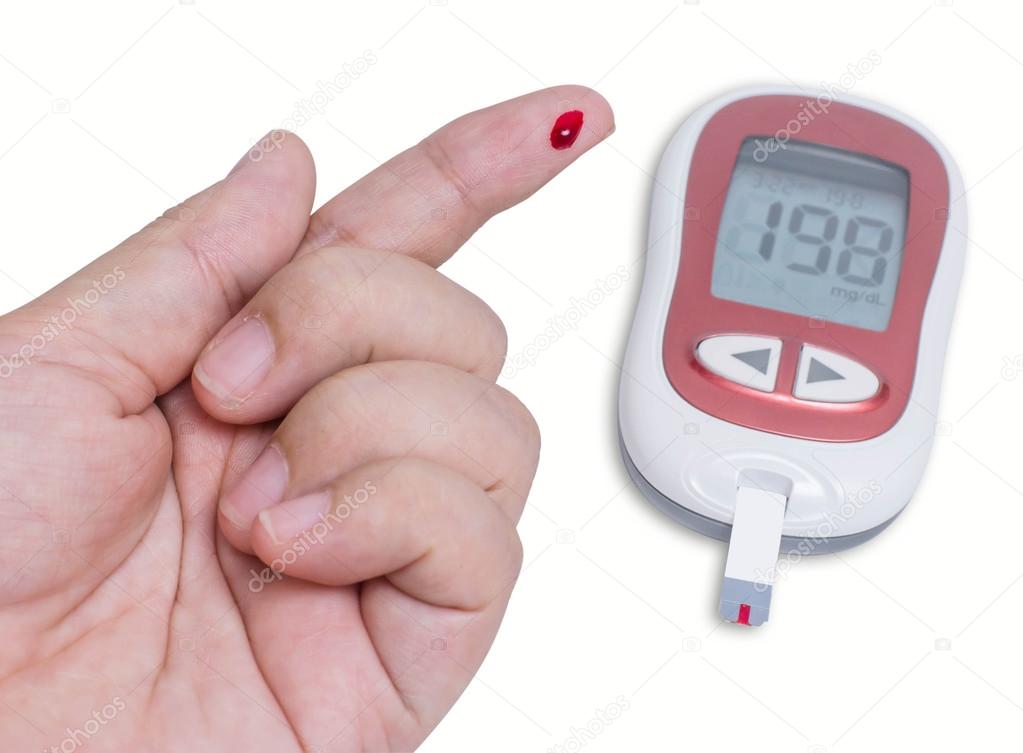 Hand testing for high blood sugar