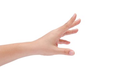 boş açık kadın eli