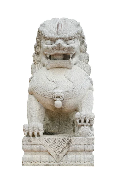 Statue de lion chinois — Photo