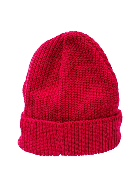 Knit hat isolated over white — Stock Photo, Image