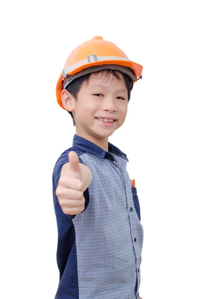 Boy showing thumb up — Stock Photo, Image