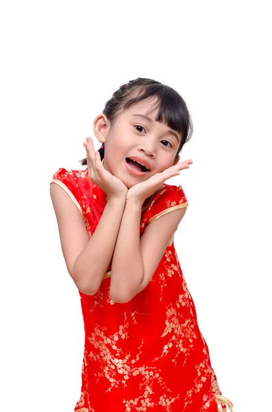 Mädchen in traditioneller chinesischer Kleidung — Stockfoto