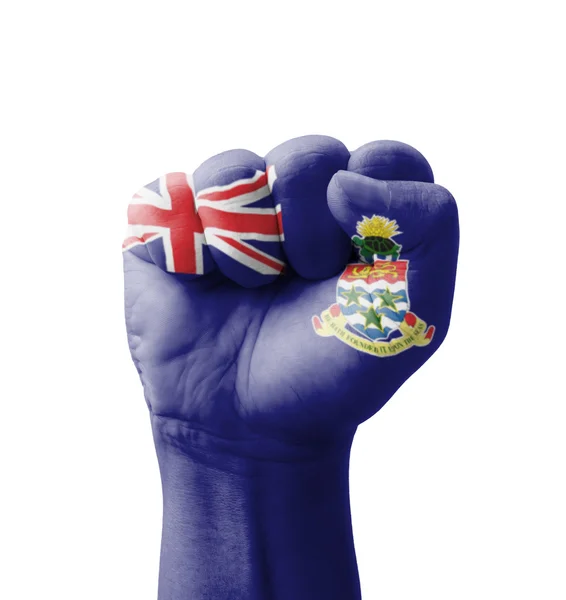 Cayman Adaları bayrağı yumruk boyalı, çoklu amaç kavramı - ISO — Stok fotoğraf