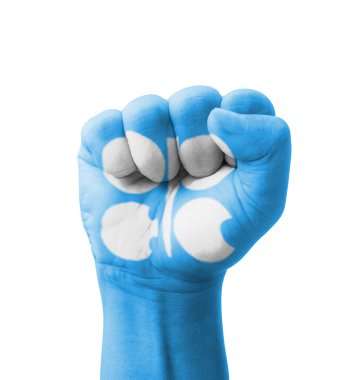 Fist of OPEC (Organization of the Petroleum Exporting Countries) clipart
