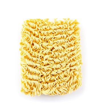 Instant noodles isolated on white background clipart