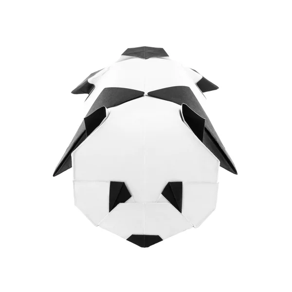Origami bebê panda isolado no fundo branco — Fotografia de Stock