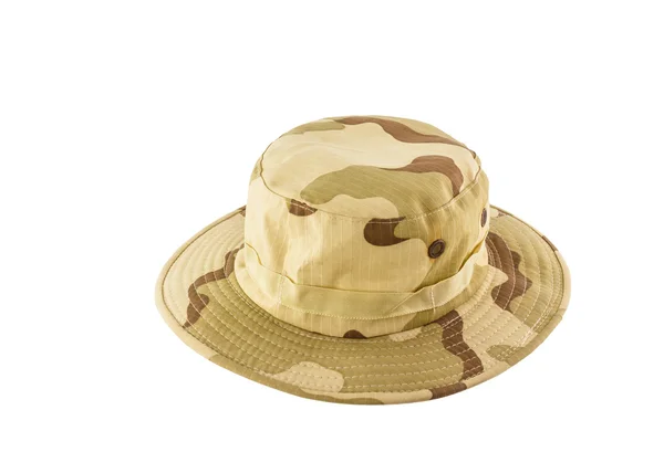 Camouflage hat isolated on white background — Stock Photo, Image