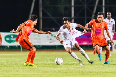 Fowler Utd Sisaket Tayland-Haziran 8: Teerasil Dangda. (WHI