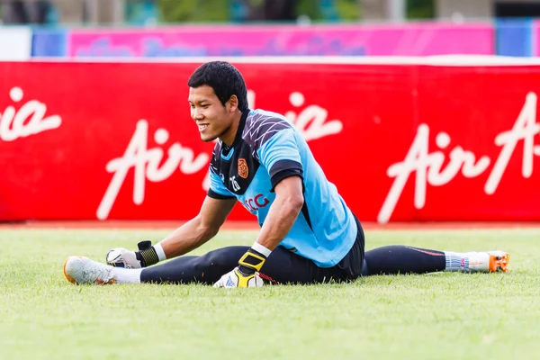 Sisaket Thailand-juni 8: Kawin Thamsatchanan van Muangthong Utd. — Stockfoto