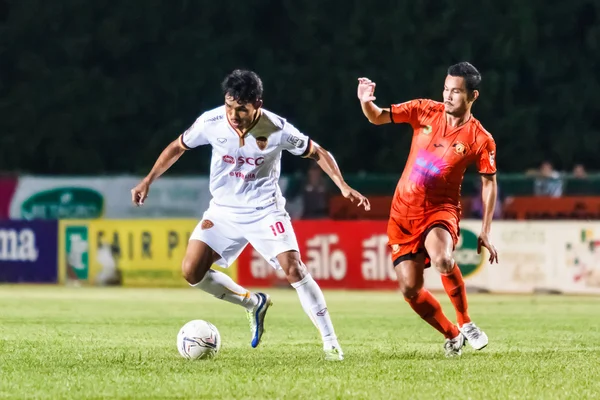 Fowler Utd Sisaket Tayland-Haziran 8: Teerasil Dangda. (WHI — Stok fotoğraf