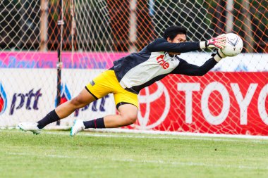SISAKET THAILAND-JUNE 29: Anusit Termmee of Bangkok Utd. in acti
