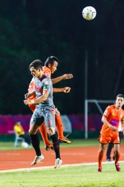 SISAKET THAILAND-JUNE 29: Jirawat Daokhao of Sisaket FC. (orange