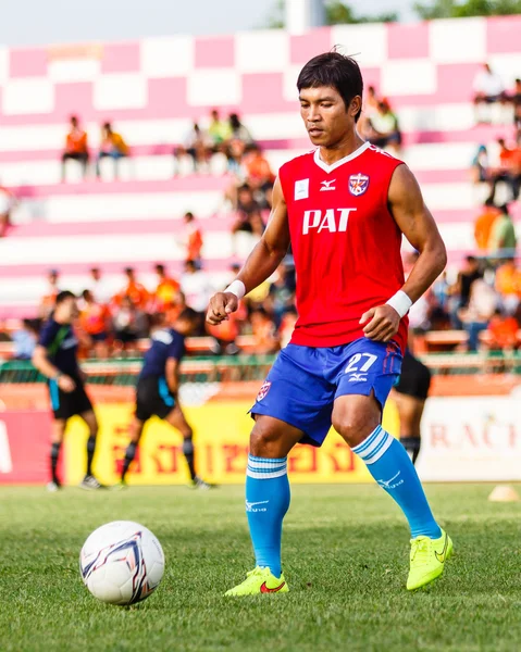 SISAKET TAILANDIA-JUNIO 21: Kiatjarern Ruangparn del Singhtarua FC . — Foto de Stock