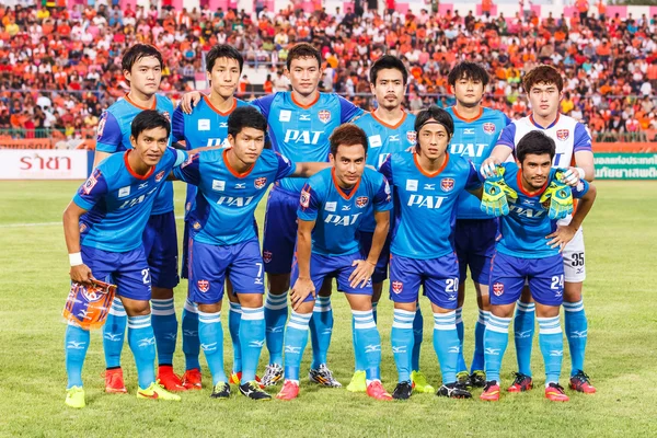 SISAKET THAILAND-JUNE 21: Jogadores de Singhtarua FC. posar para um t — Fotografia de Stock