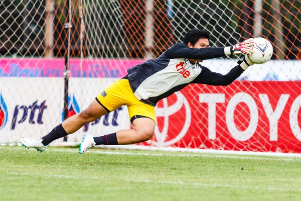 SISAKET THAILAND-JUNE 29: Anusit Termmee of Bangkok Utd. in acti — стокове фото