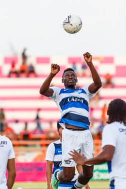 SISAKET THAILAND-MAY 28: Fode Bangaly Diakite of Chonburi FC. in
