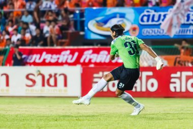 SISAKET THAILAND-MAY 28: Lucas Daniel of Sisaket FC. in action d