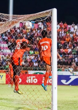 SISAKET THAILAND-MAY 28: Godwin Antwi of Sisaket FC. (No. 25, or