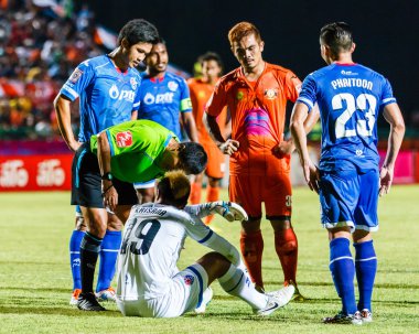SISAKET THAILAND-AUGUST 13: Ekkapan Jandakorn of Sisaket FC. (or