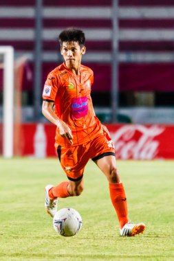 SISAKET THAILAND-JULY 13: Siwapong Jarersin of Sisaket FC. in ac