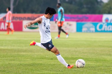 Sisaket Tayland-Ekim 15: Theerathon Bunmathan Buriram Utd