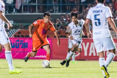 SISAKET THAILAND-OCTOBER 15: Gorka Unda of Sisaket FC. in action