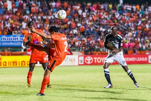 SISAKET THAILAND-MAY 28: Chatchai Mokkasem of Sisaket FC. (No.2,