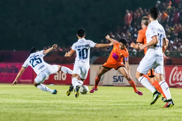 SISAKET THAILAND-OCTOBER 15: Sarayuth Chaikamdee of Sisaket FC. — 스톡 사진