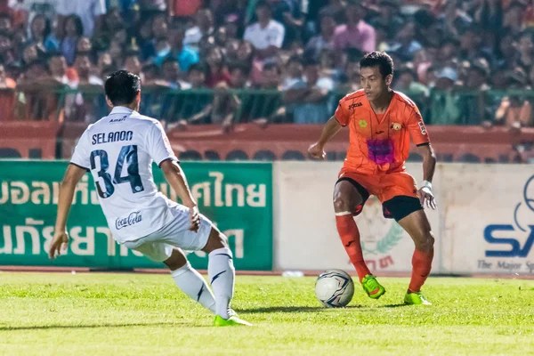 SISAKET THAILAND-OCTOBER 15: Santirat Viang-in of Sisaket FC. in