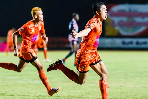 Sisaket Thailand-augustus 3: Sarayuth Chaikamdee van Sisaket Fc. — Stockfoto