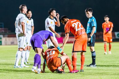 SISAKET THAILAND-OCTOBER 29: Victor Amaro of Sisaket FC. (No. 22