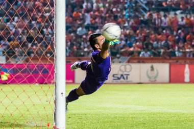 SISAKET THAILAND-OCTOBER 29: Sarawut Konglarp of Army Utd. in ac