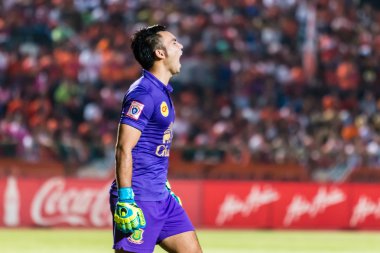 SISAKET THAILAND-OCTOBER 29: Sarawut Konglarp of Army Utd. in ac