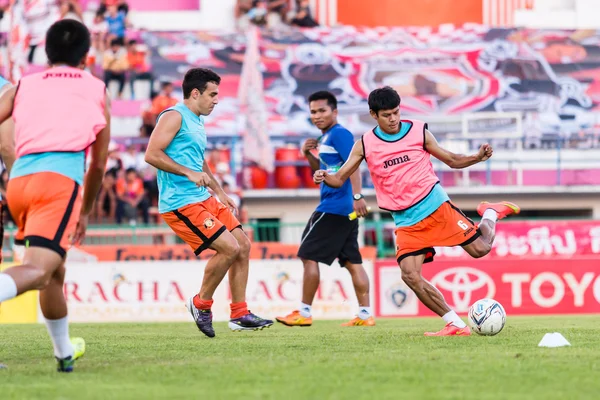 Sisaket Thailand-29 oktober: Alongkorn Pratoomwong van Sisaket Fc — Stockfoto