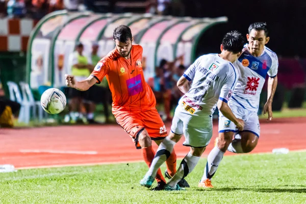 SISAKET THAILAND-OUTUBRO 22: Victor Amaro do Sisaket FC. em acti — Fotografia de Stock