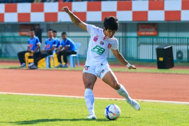 SISAKET THAILAND-FEBRUARY 18: Chayaphat Kitpongsrithada of BEC T