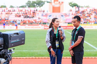 SISAKET THAILAND-MAY 3: Chamaiporn Heanprasert of True Sport rep