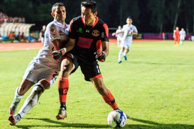 SISAKET THAILAND-AUGUST 9: Narong Wongthongkam of Sisaket FC. (b