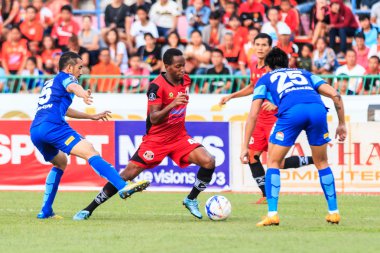 SISAKET THAILAND-AUGUST 12: Adefolarin Durosinmi of Sisaket FC.