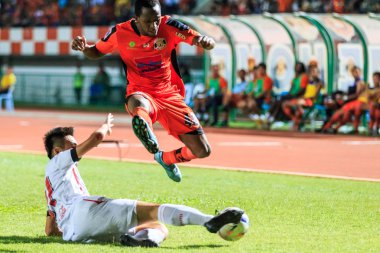 SISAKET THAILAND-AUGUST 19: Adefolarin Durosinmi of Sisaket FC.