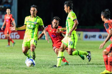 SISAKET THAILAND-SEPTEMBER 12: Anucha Suksai of Sisaket FC. (ora